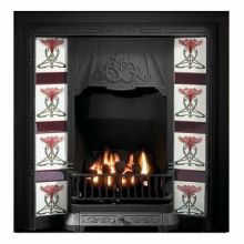 Toulouse Tiled Fireplace Insert
