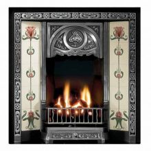 Tulip Tiled Fireplace Insert